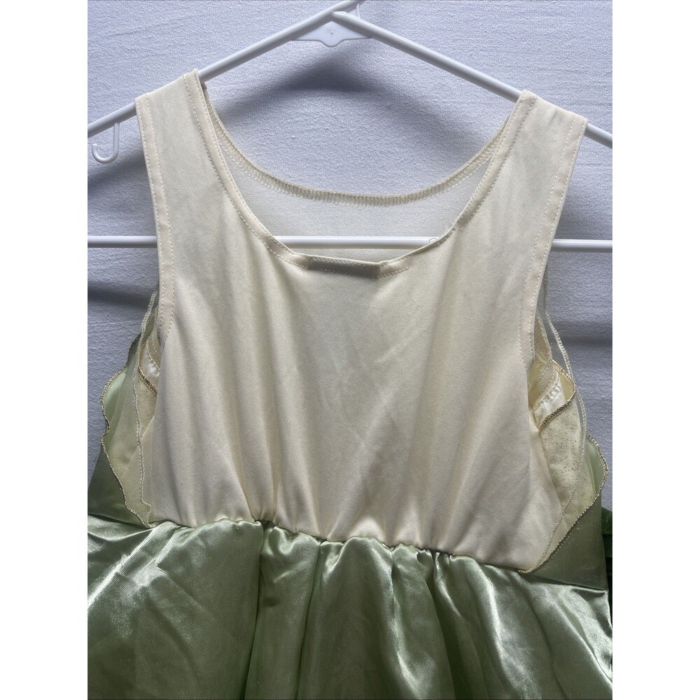 Disney Store Princess Tiana Halloween Costume Dress Girl Small 5-6 Costumes EUC - Picture 8 of 14